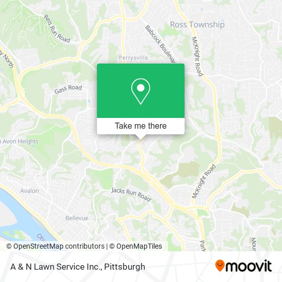 A & N Lawn Service Inc. map