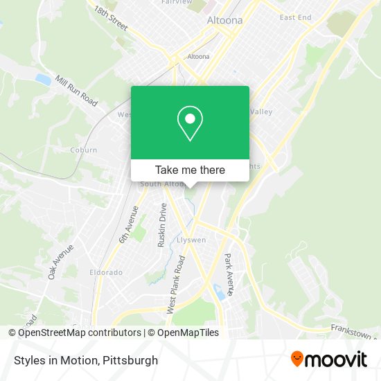 Styles in Motion map