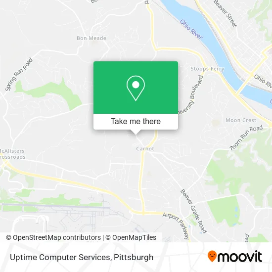 Uptime Computer Services map