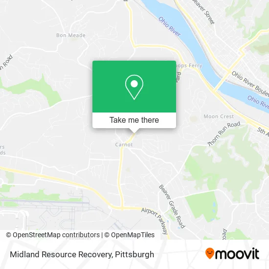 Midland Resource Recovery map
