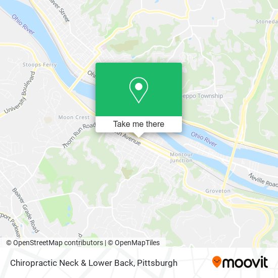 Chiropractic Neck & Lower Back map