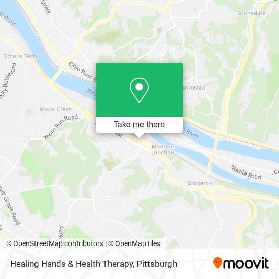 Healing Hands & Health Therapy map