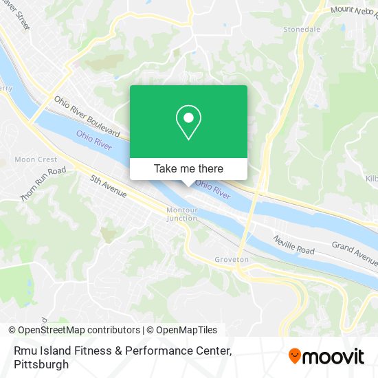 Rmu Island Fitness & Performance Center map