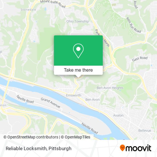 Reliable Locksmith map