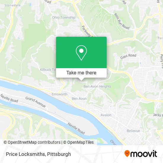 Mapa de Price Locksmiths