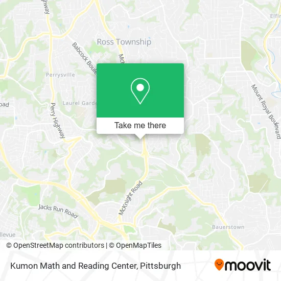 Mapa de Kumon Math and Reading Center
