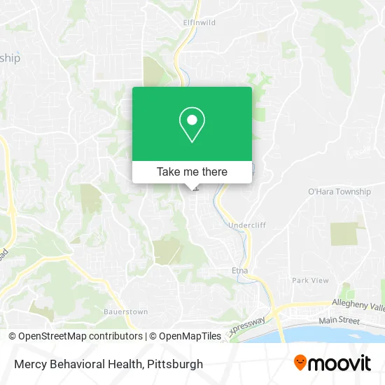Mercy Behavioral Health map