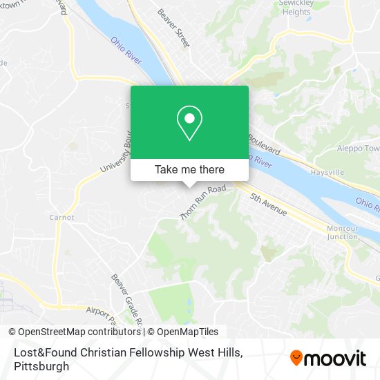 Mapa de Lost&Found Christian Fellowship West Hills