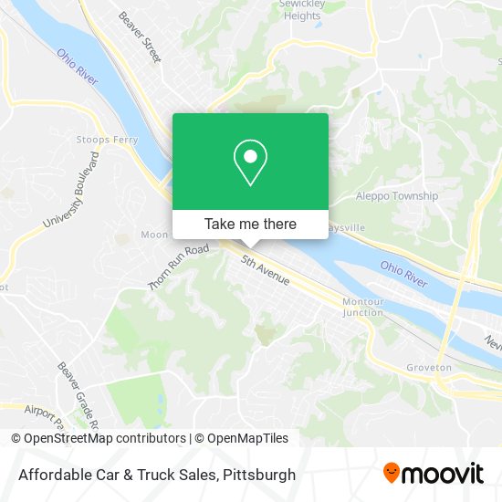 Affordable Car & Truck Sales map