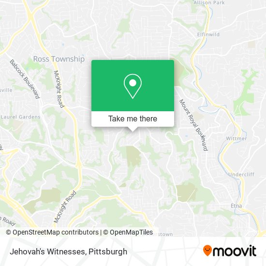 Jehovah's Witnesses map