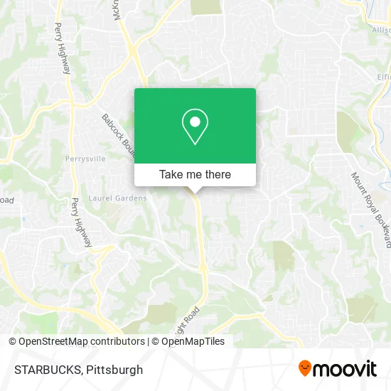 STARBUCKS map