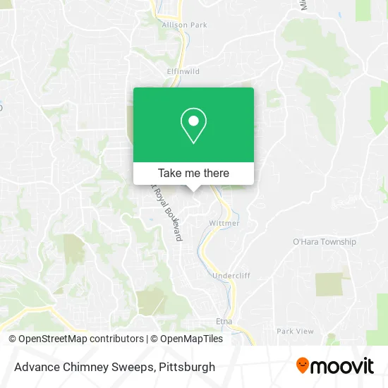Advance Chimney Sweeps map