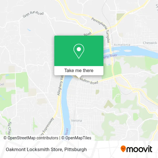 Oakmont Locksmith Store map