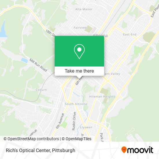 Mapa de Rich's Optical Center