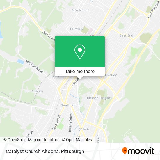 Mapa de Catalyst Church Altoona