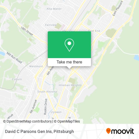 David C Parsons Gen Ins map