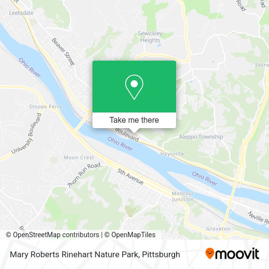 Mapa de Mary Roberts Rinehart Nature Park
