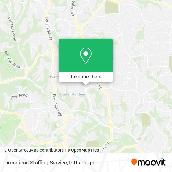 American Staffing Service map