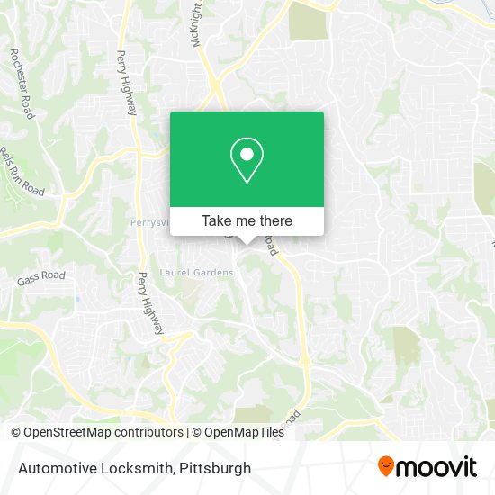 Automotive Locksmith map