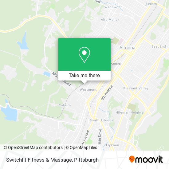 Mapa de Switchfit Fitness & Massage