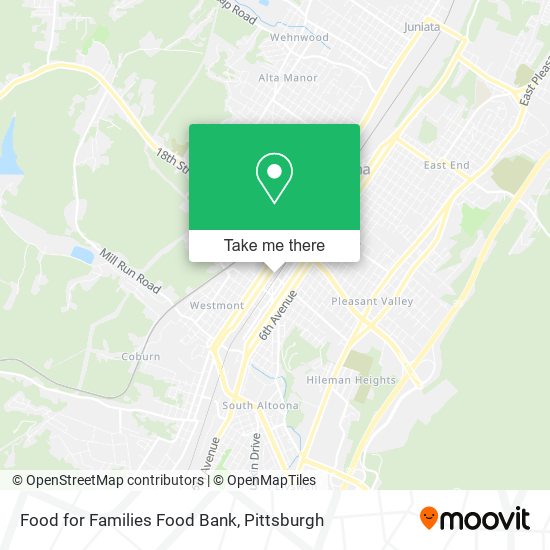 Mapa de Food for Families Food Bank