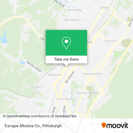Mapa de Escape Altoona Co.