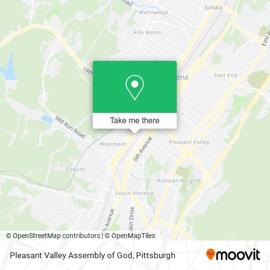 Mapa de Pleasant Valley Assembly of God