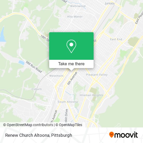 Mapa de Renew Church Altoona