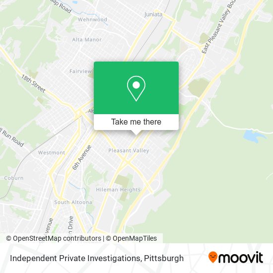 Independent Private Investigations map