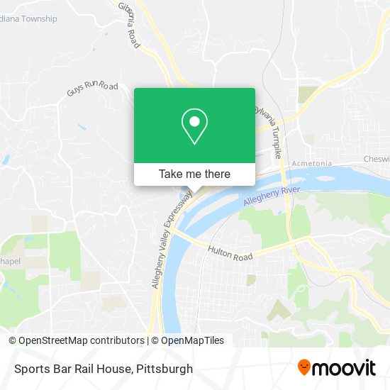 Sports Bar Rail House map