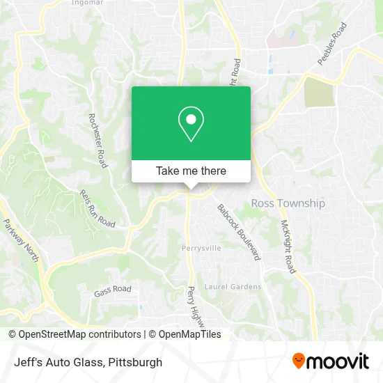 Jeff's Auto Glass map