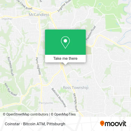 Coinstar - Bitcoin ATM map