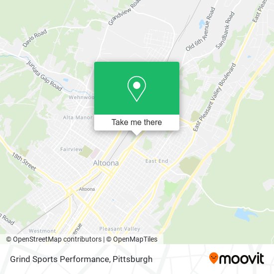 Grind Sports Performance map