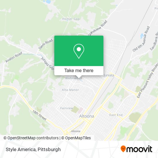 Mapa de Style America