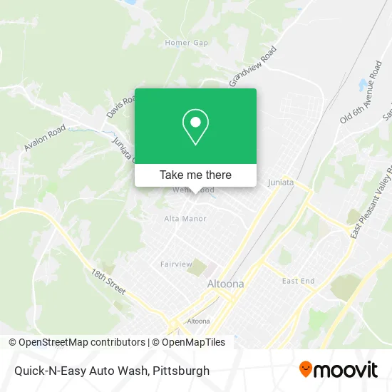 Quick-N-Easy Auto Wash map