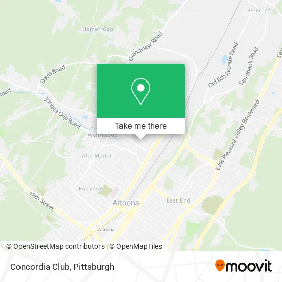 Concordia Club map