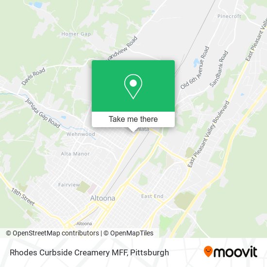 Rhodes Curbside Creamery MFF map