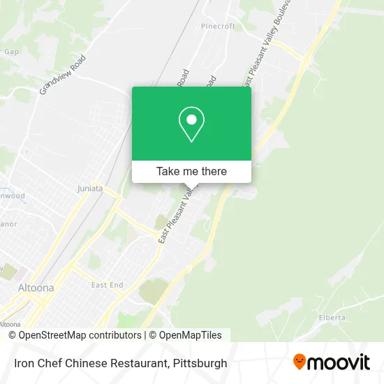 Iron Chef Chinese Restaurant map