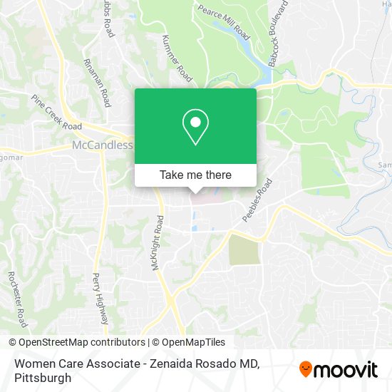 Women Care Associate - Zenaida Rosado MD map