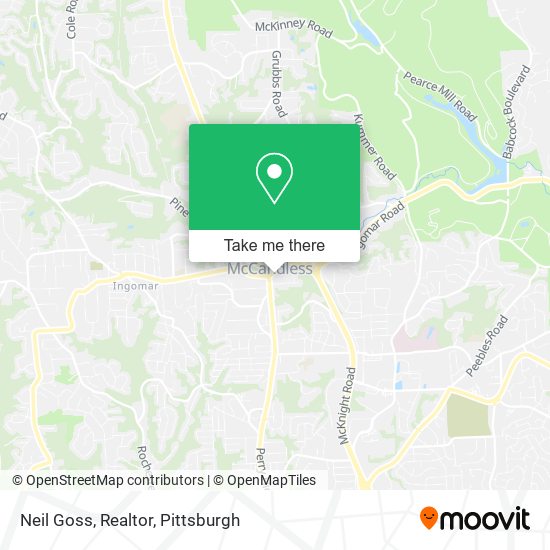 Neil Goss, Realtor map