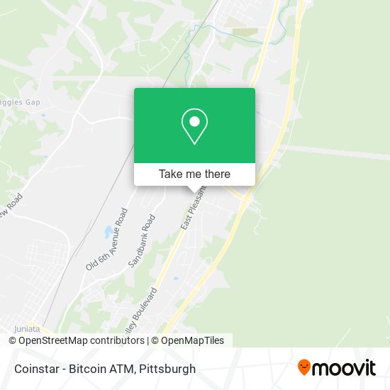 Mapa de Coinstar - Bitcoin ATM