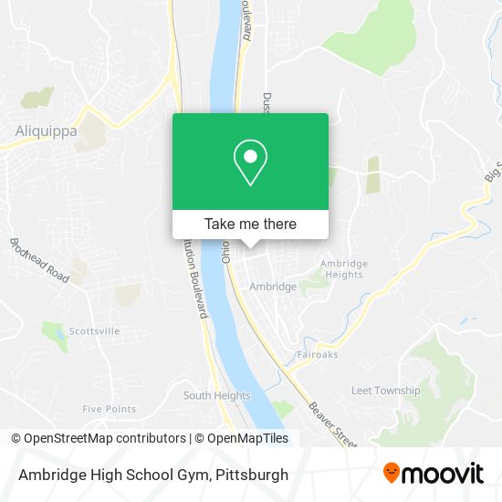 Ambridge High School Gym map