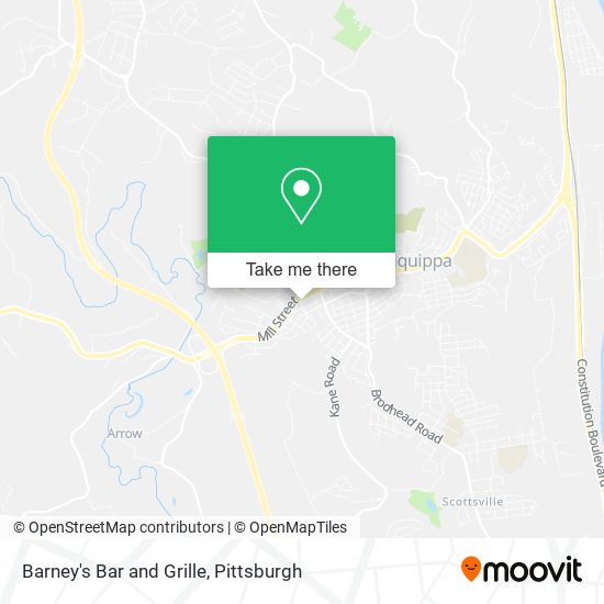 Mapa de Barney's Bar and Grille