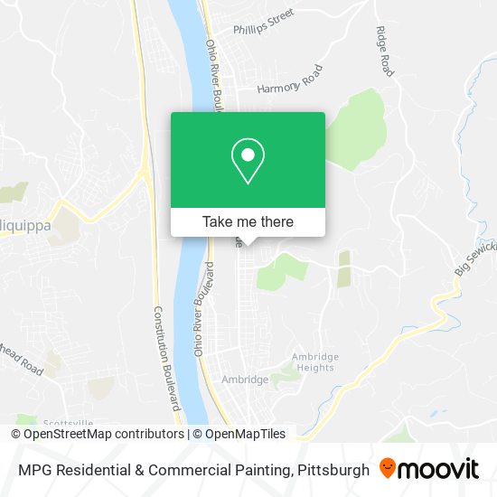 MPG Residential & Commercial Painting map