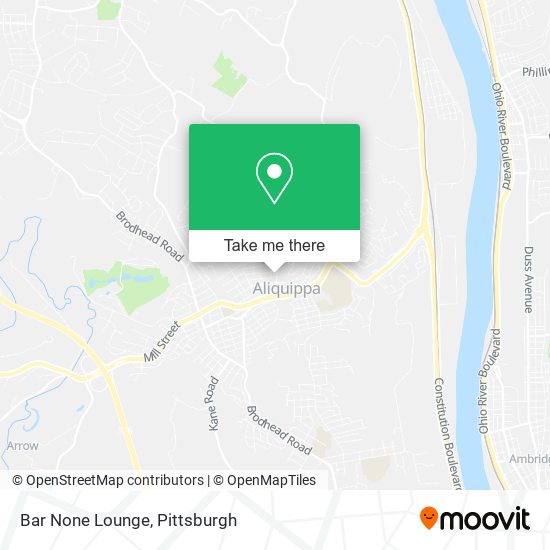 Bar None Lounge map