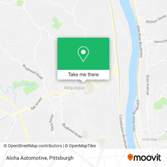 Mapa de Aloha Automotive
