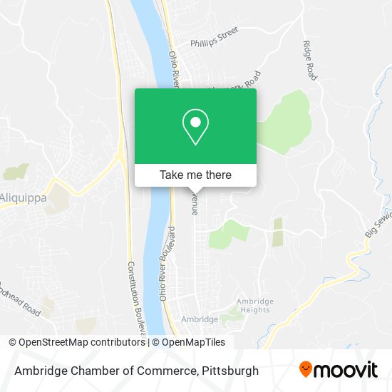 Ambridge Chamber of Commerce map