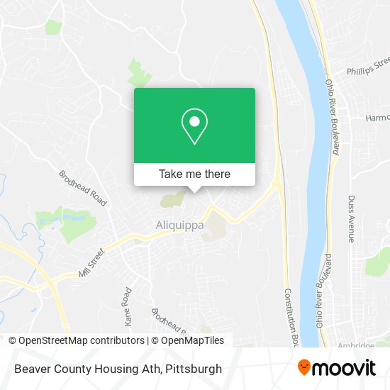 Beaver County Housing Ath map