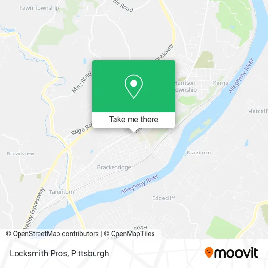 Locksmith Pros map