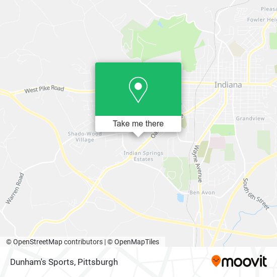 Mapa de Dunham's Sports